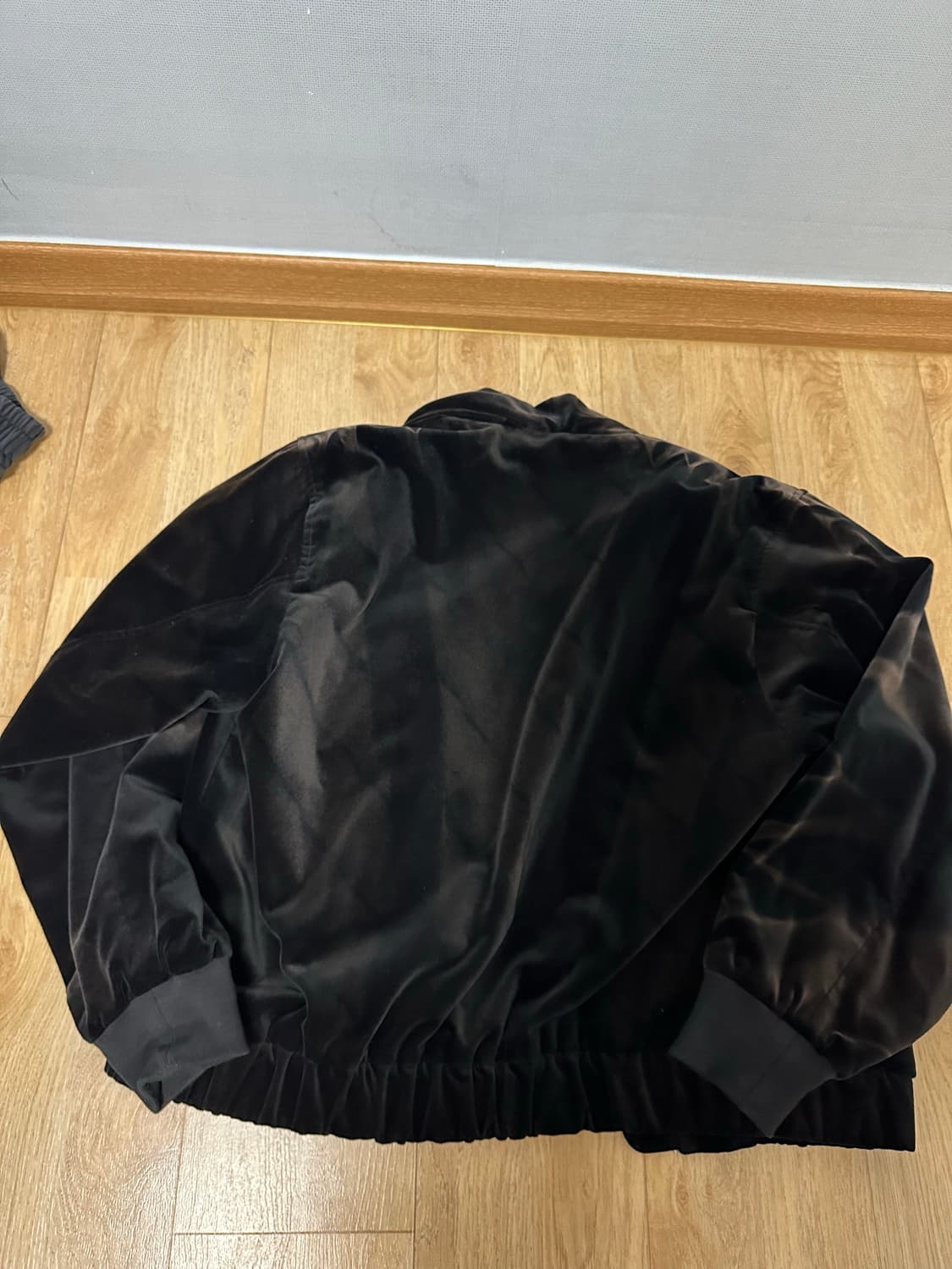 [M] 지용킴 벨벳 숄카라 자켓 블랙 상품이미지2