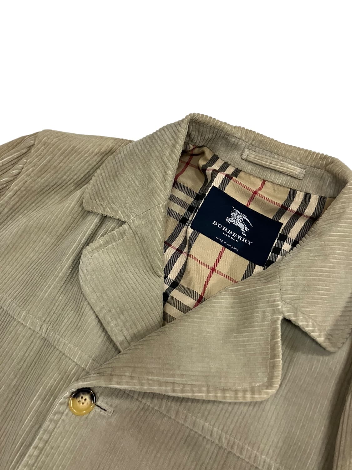 버버리 코듀로이 자켓 105 상품이미지3