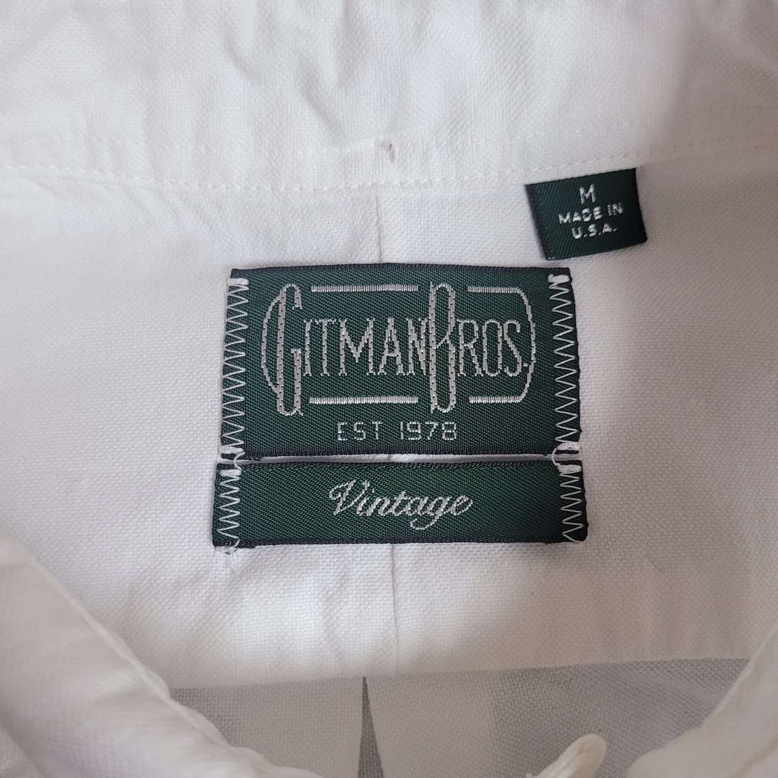 짓먼빈티지 옥스포드 화이트 셔츠 (Gitman Bros Vintage) 상품이미지4