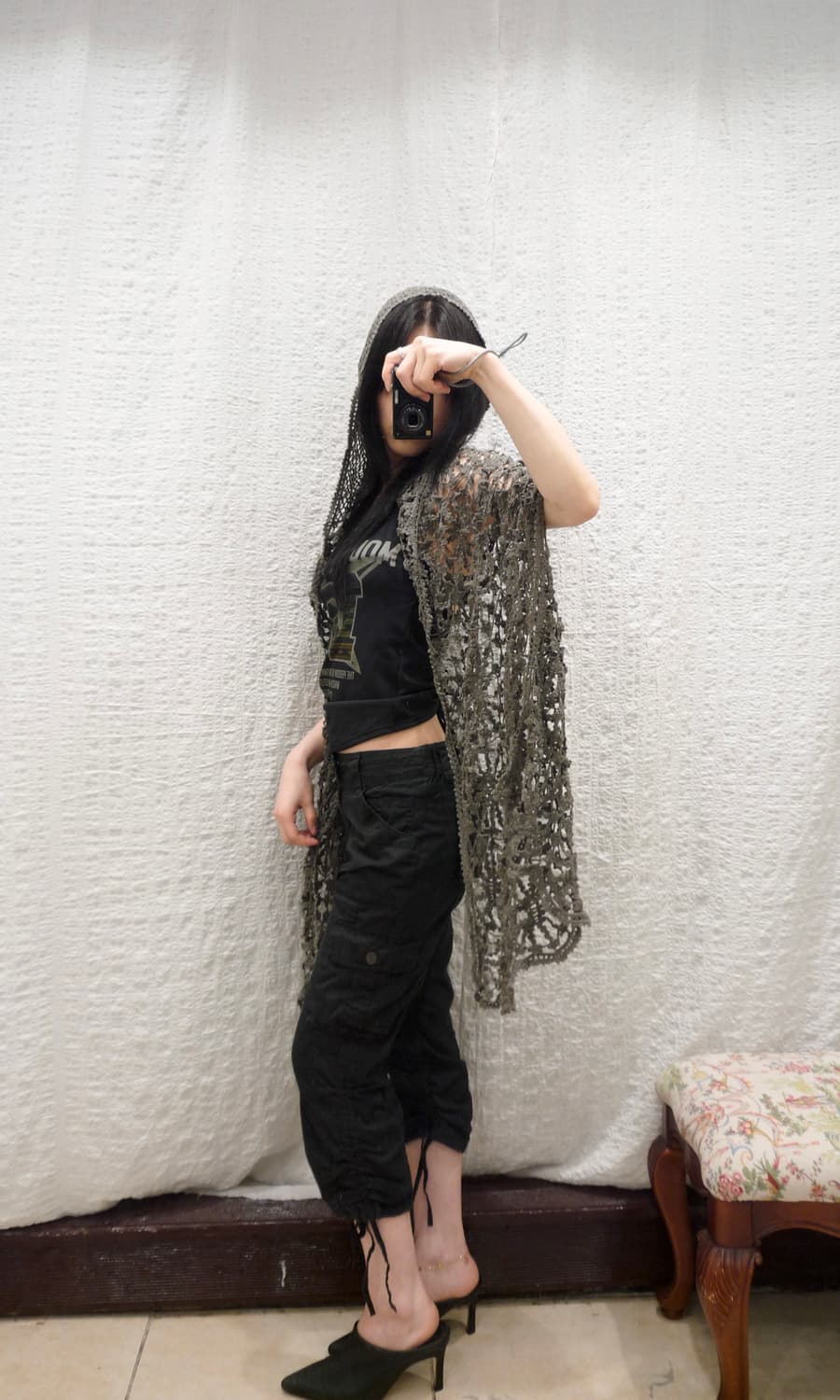 Crochet summer hoodie scarf 상품이미지5