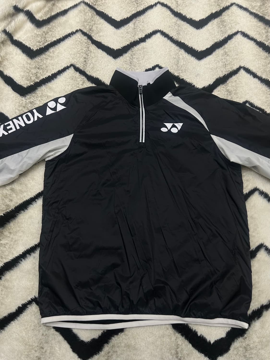 [S]요넥스 반집업 웜업/블랙 상품이미지3