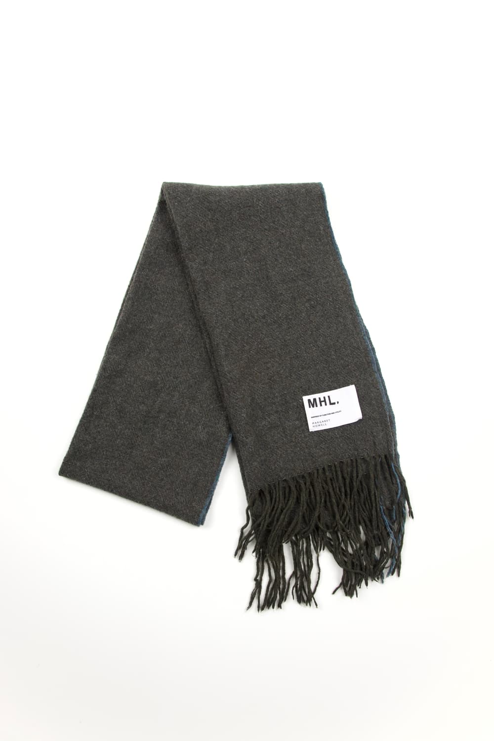 MHL 울 머플러 그레이 상품이미지5