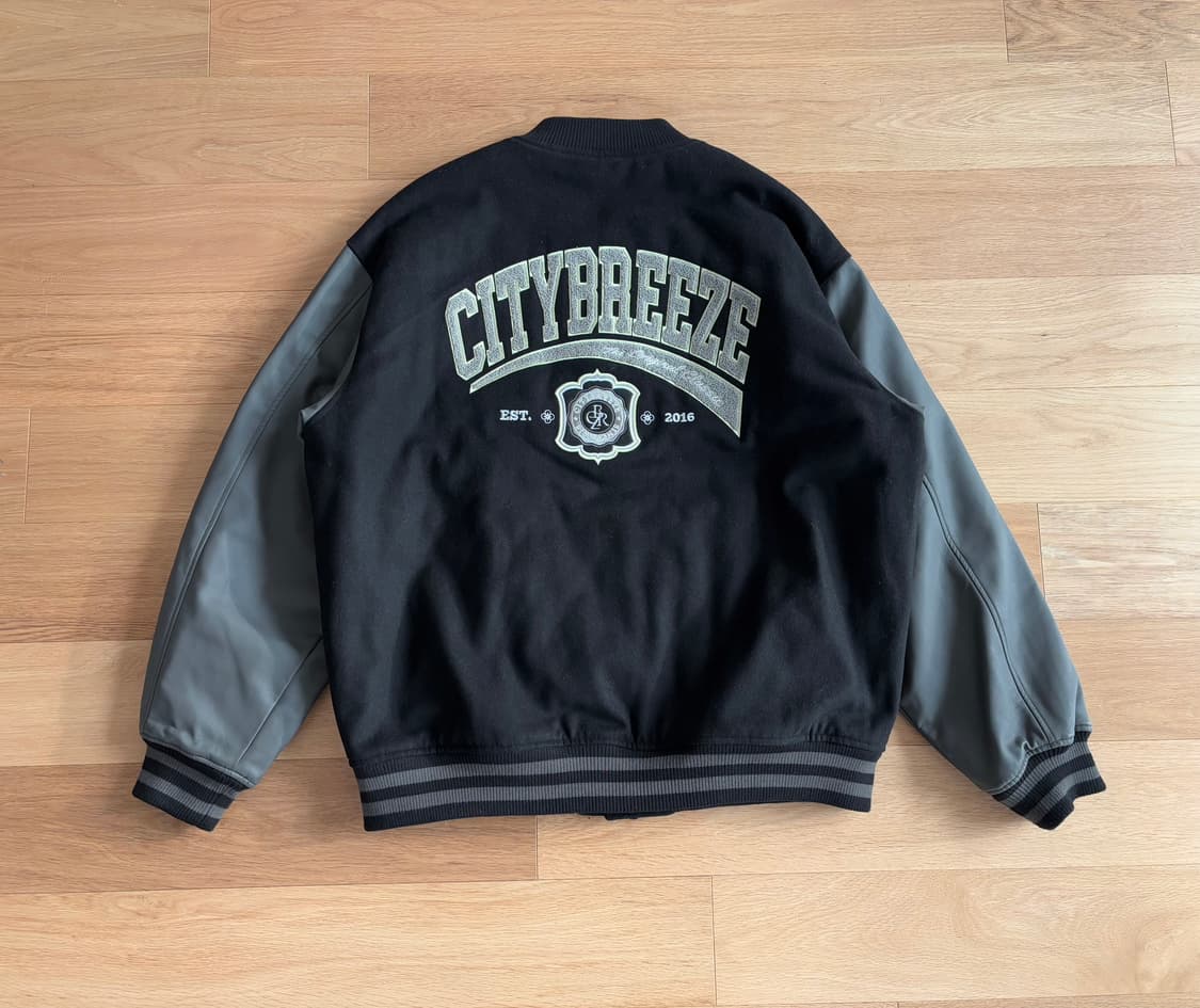 시티브리즈 울 프레피 바시티 자켓 L nct도영 상품이미지5