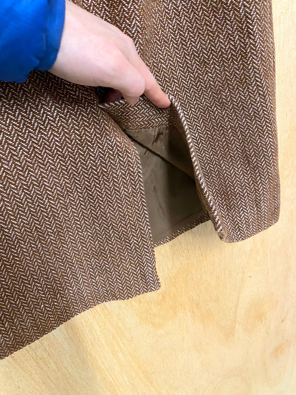 ZUCCA herringbone check skirt 주카 헤링본 스커트 상품이미지5