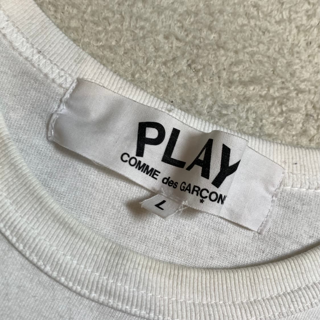 꼼데가르송 플레이 카모하트 반팔 티셔츠 상품이미지4