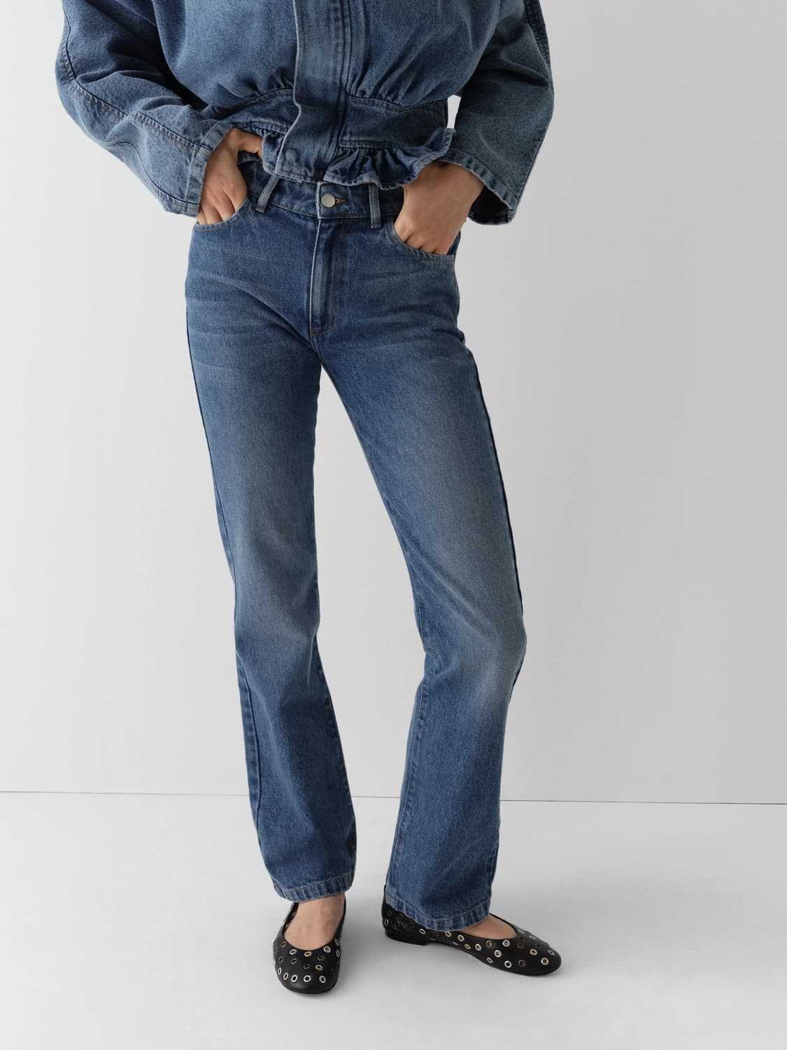 (36,38,40) 기마구아스 Chica 데님 팬츠 상품이미지3