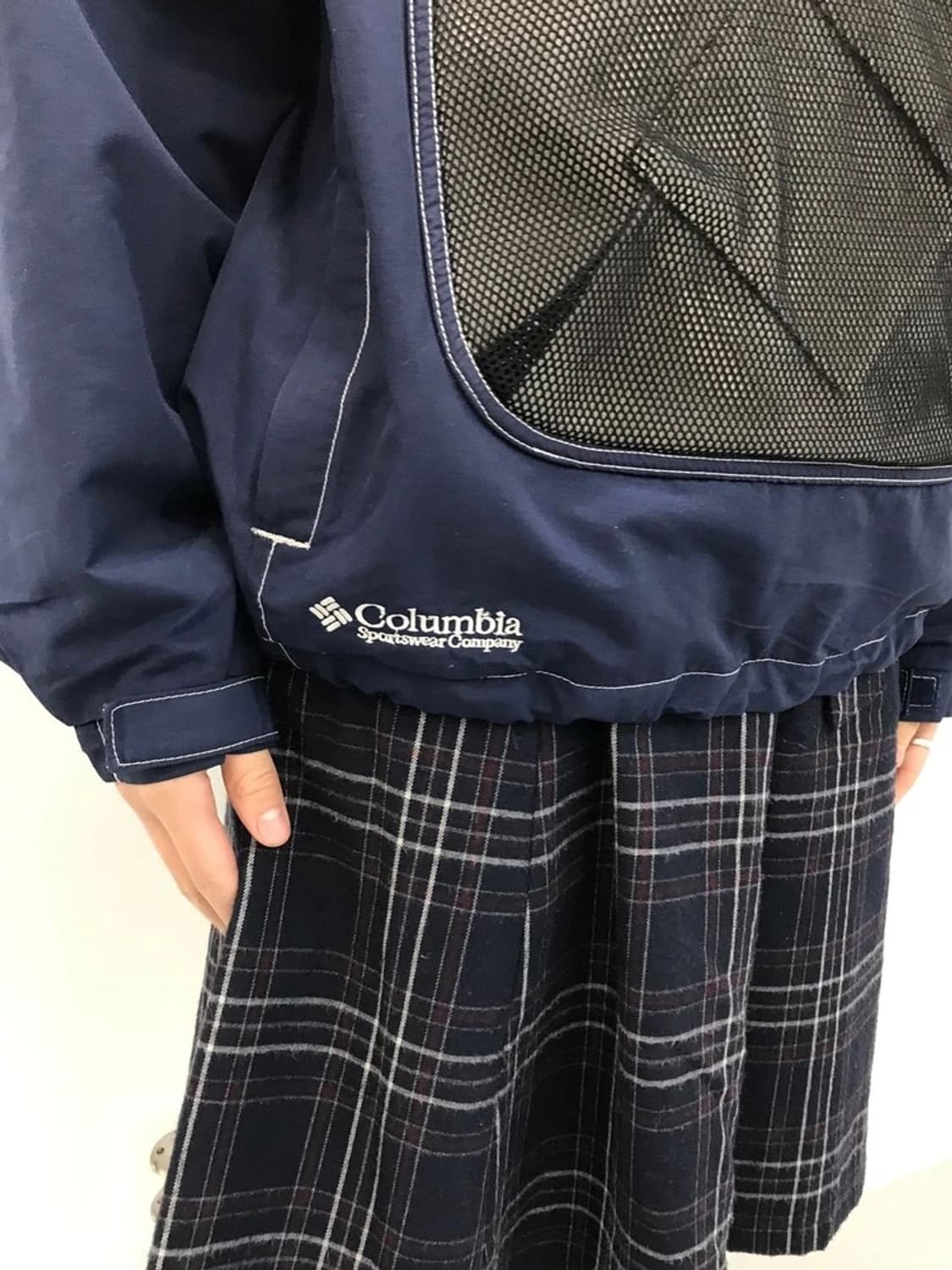 Columbia Navy Anorak Pullover Jacket 상품이미지3