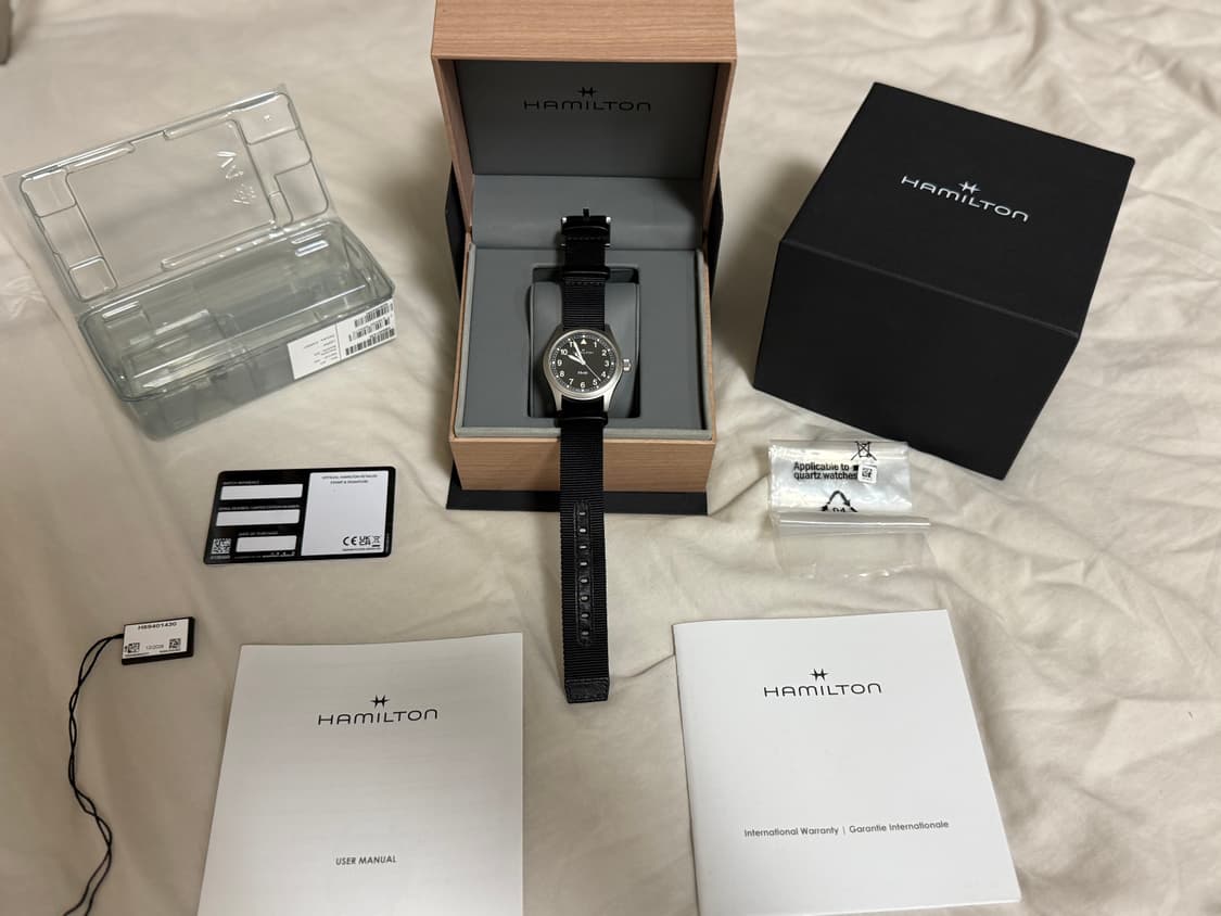 해밀턴 카키필드 쿼츠 38mm H69401430 상품이미지1