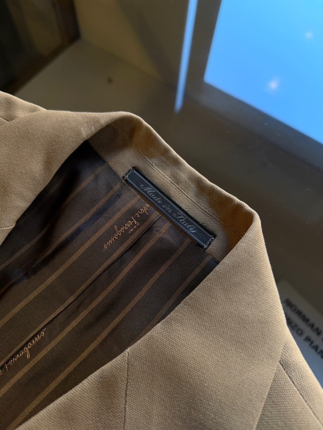 살바토레 페라가모 울 실크 몰스킨 자켓 105 상품이미지8