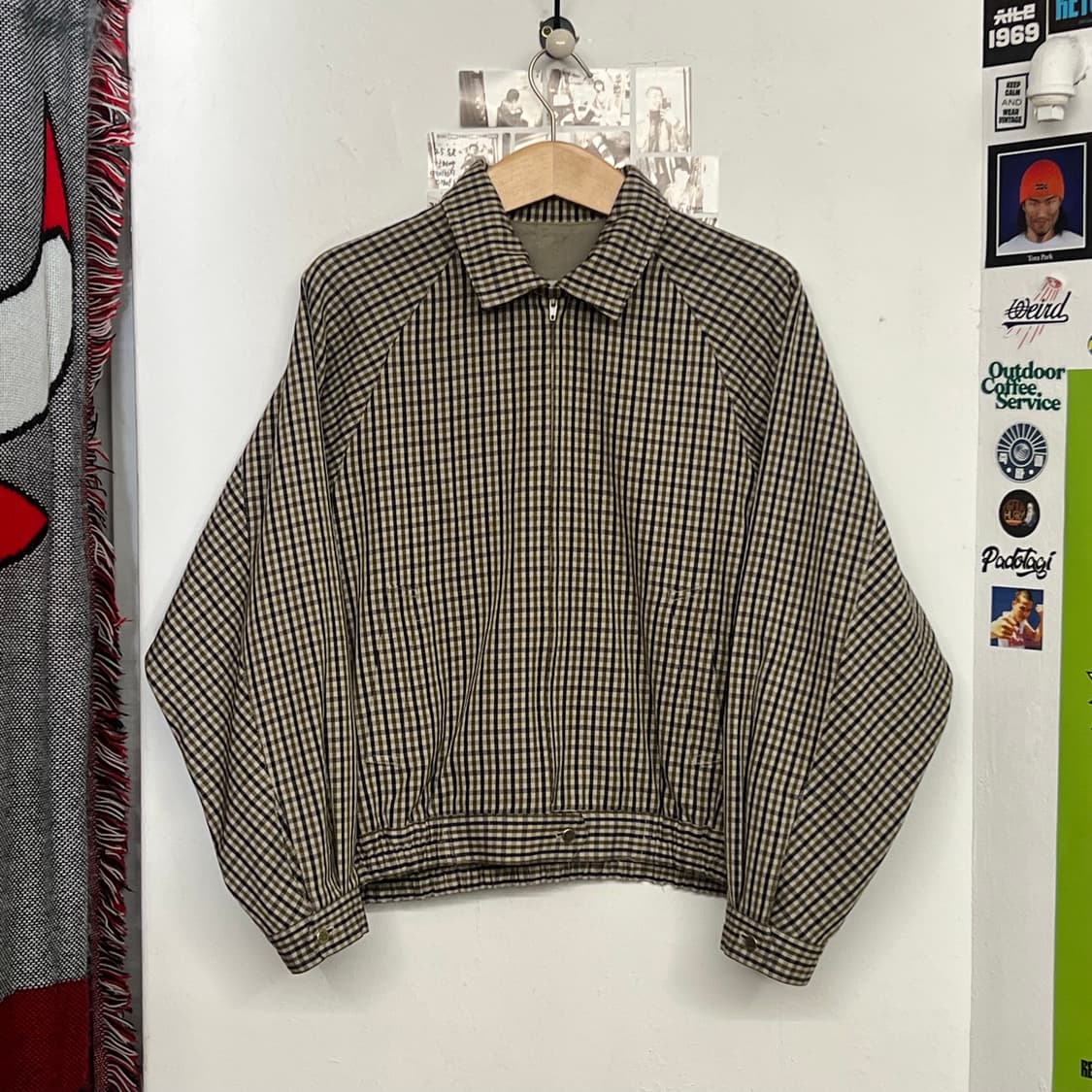 아쿠아스큐텀 울 플레이드 블루종 상품이미지1