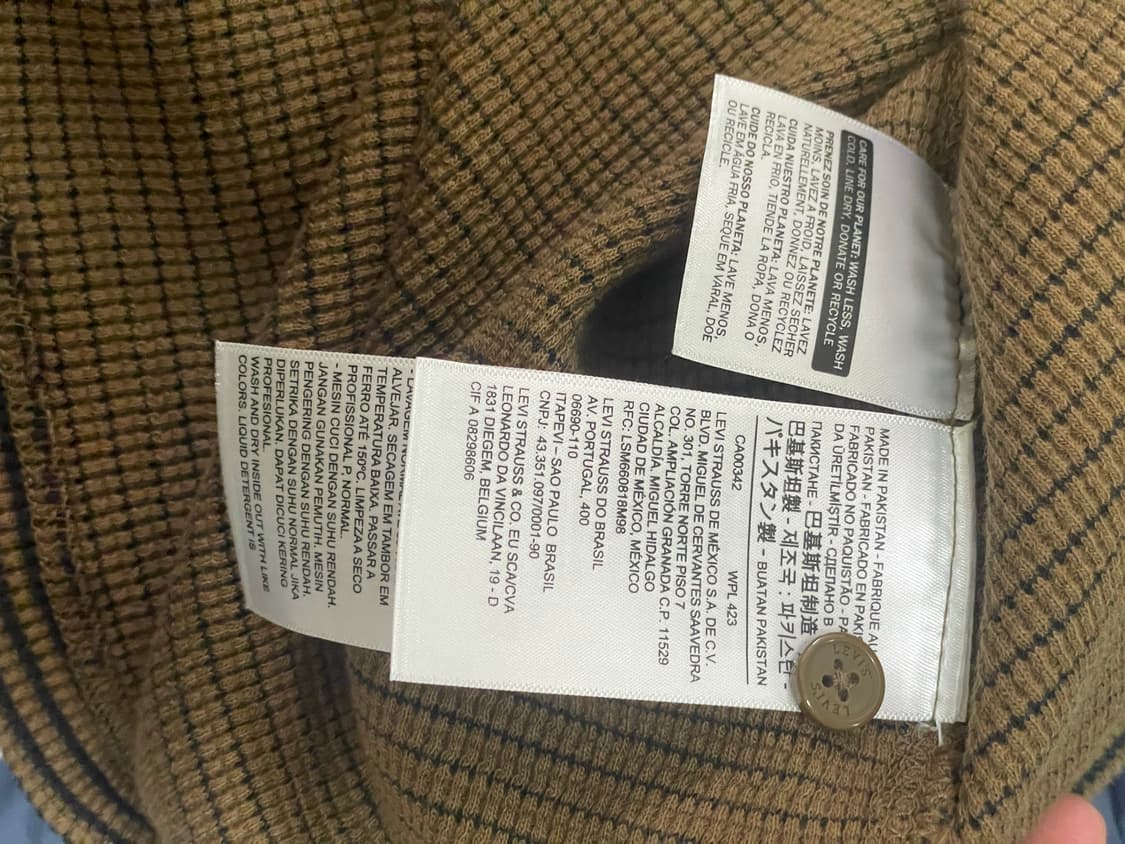 리바이스 와플 헨리넥 상품이미지2