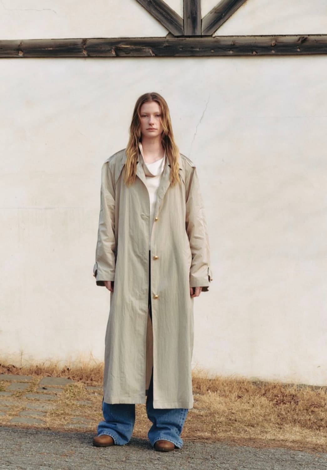 새상품) 파르벵 farven 펜스 트렌치 코트 상품이미지7