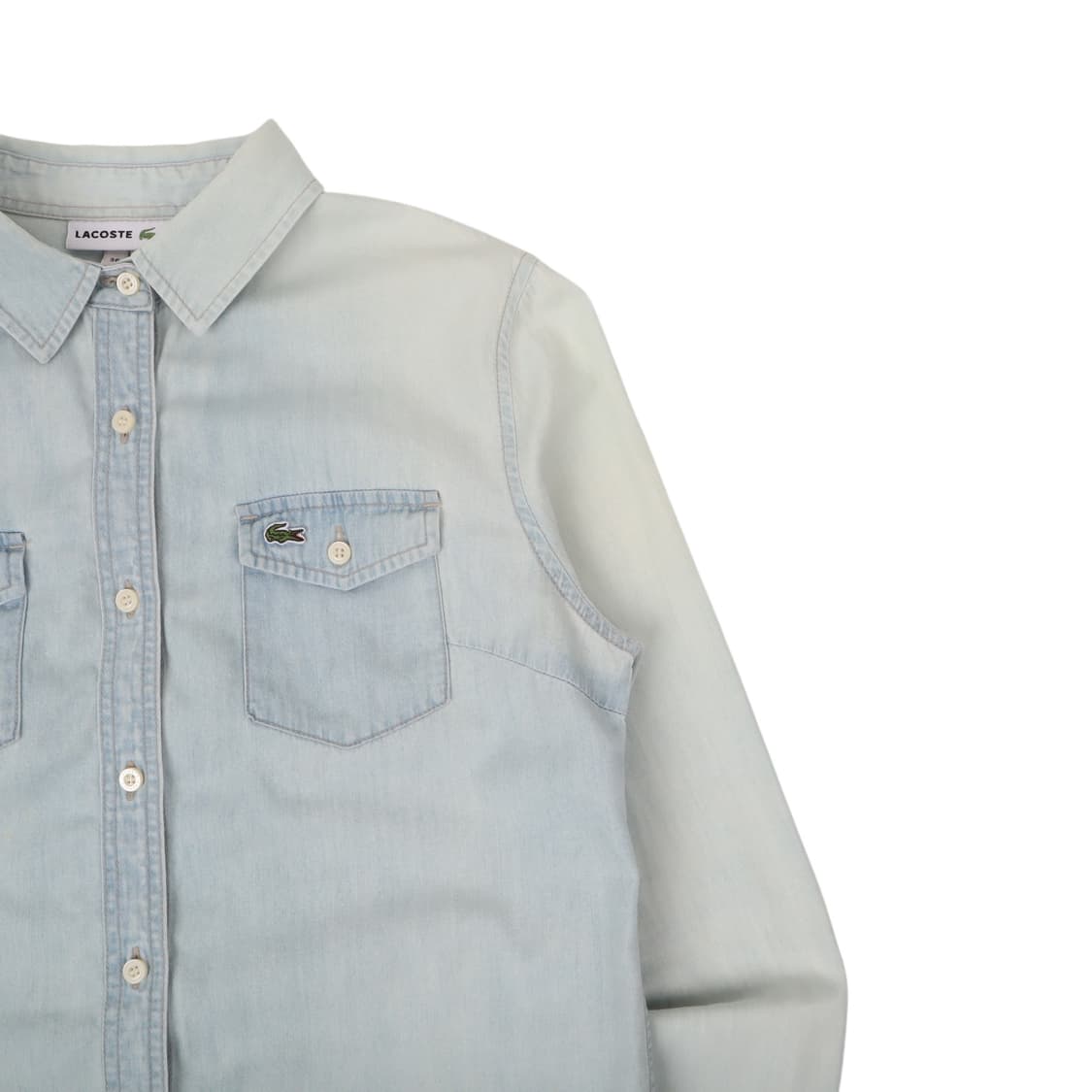라코스테 포켓 데님 셔츠 상품이미지3
