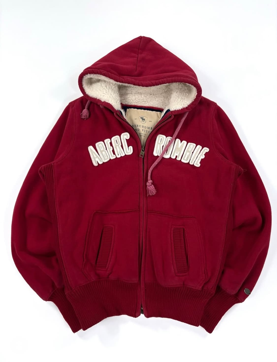 아베크롬비 양털 크롭 후드집업   상품이미지1