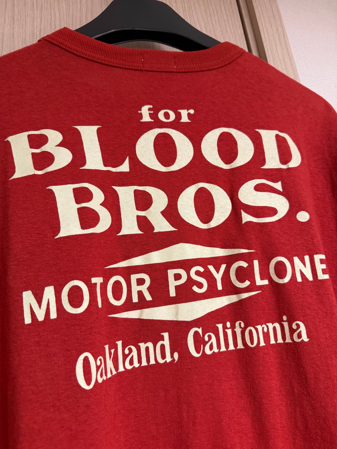 프리휠러스 / rising from hell 티셔츠 레드 / XL 상품이미지5