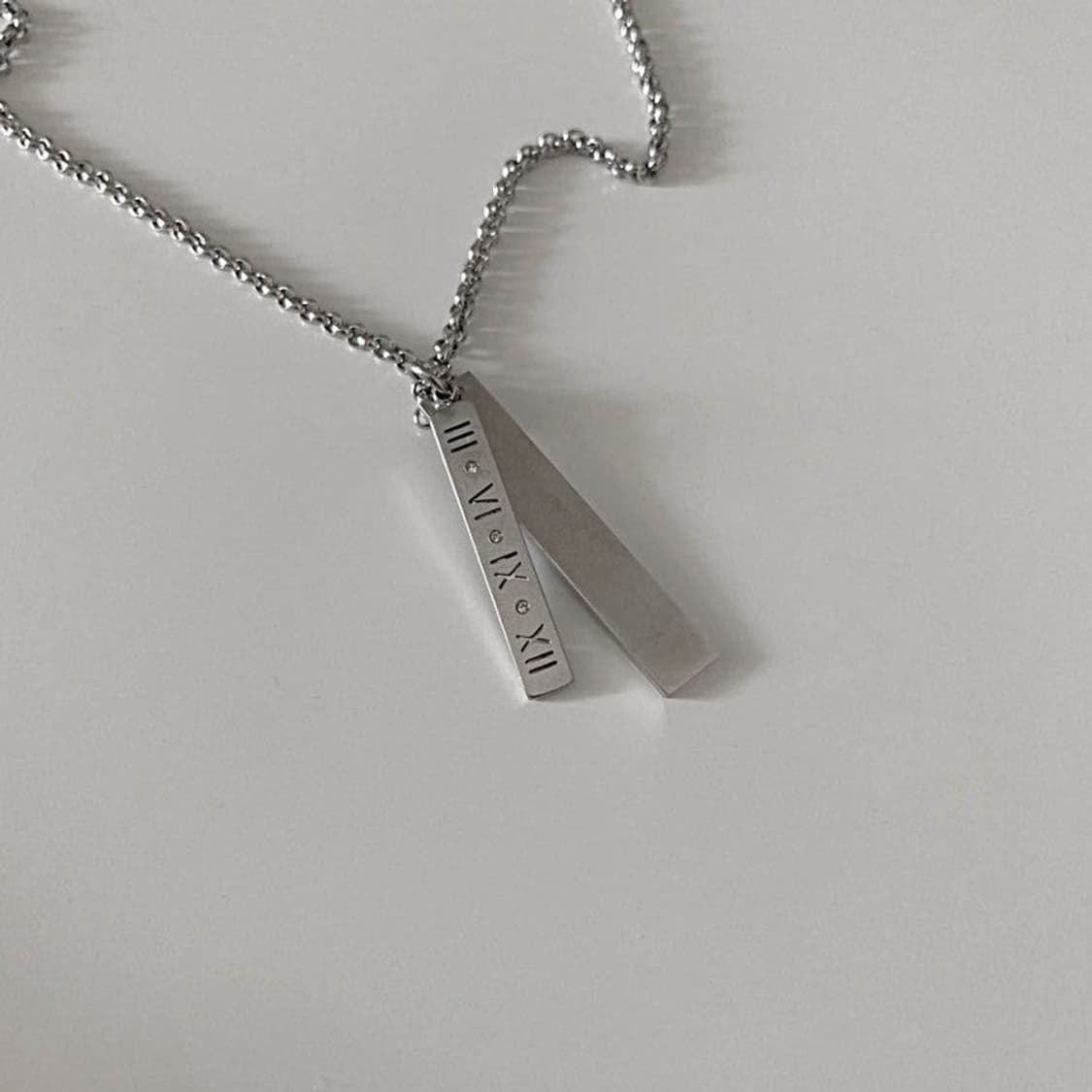 Numbering Layered Necklace 상품이미지3