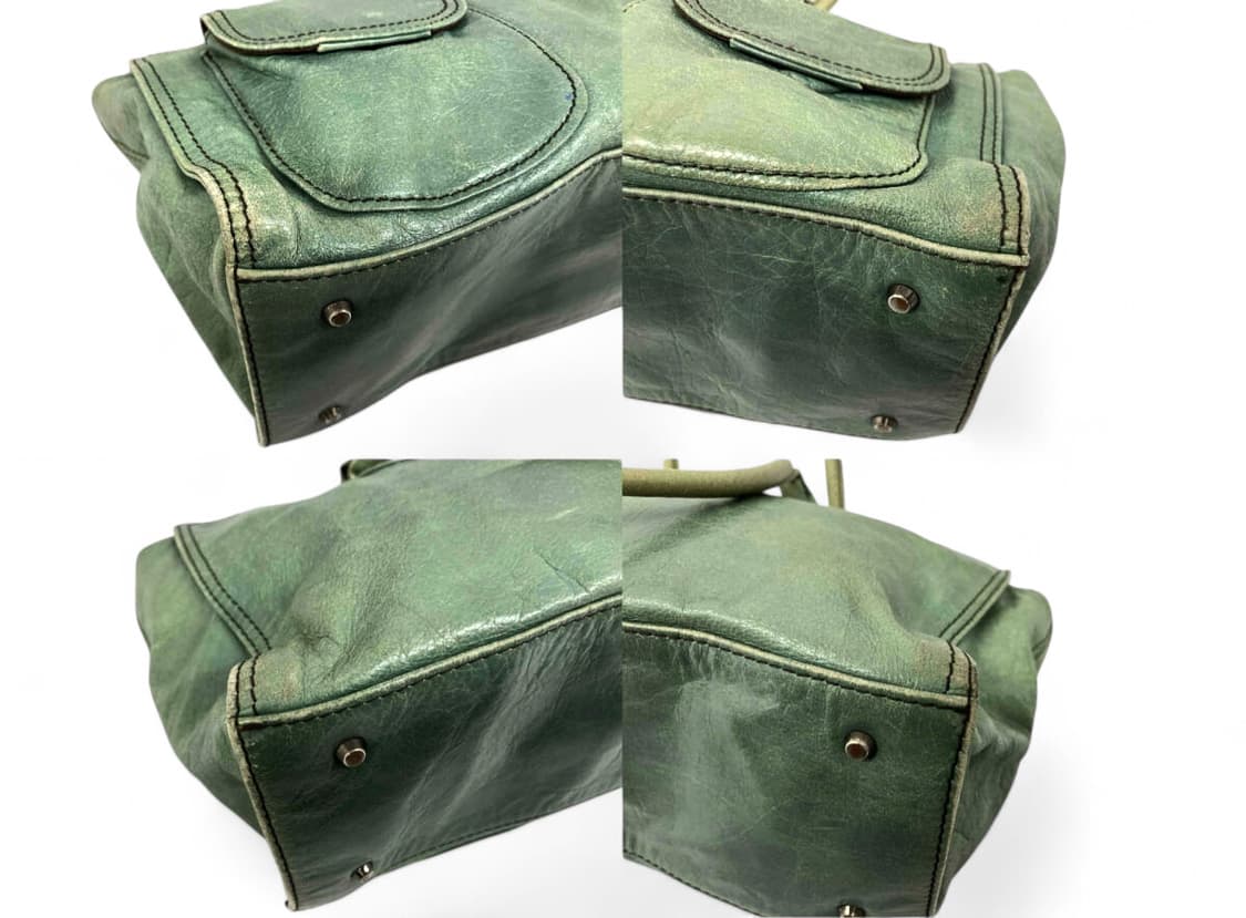 이세이미야케 im product 소가죽 빈티지가공 핸드백 상품이미지4