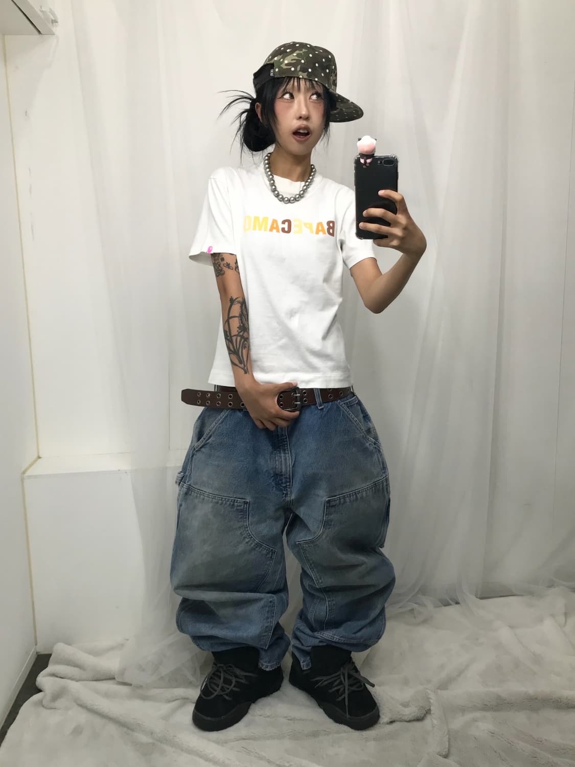 ⭐️ 베이프 카모패턴 프린팅 반팔 티셔츠 ⭐️ 상품이미지4