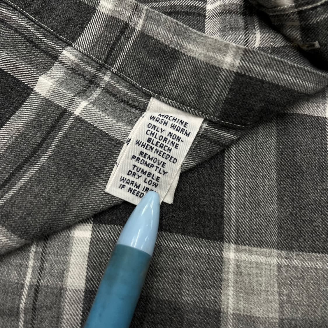 폴로 랄프로렌 블랙 포니 블랙 타탄체크 셔츠 L 상품이미지5