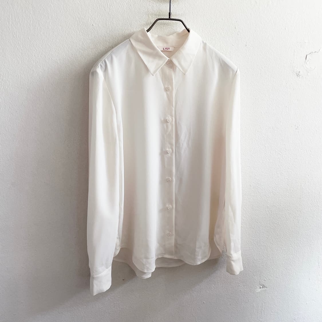 24SS 리스트 데일리 솔리드 셔츠 상품이미지3