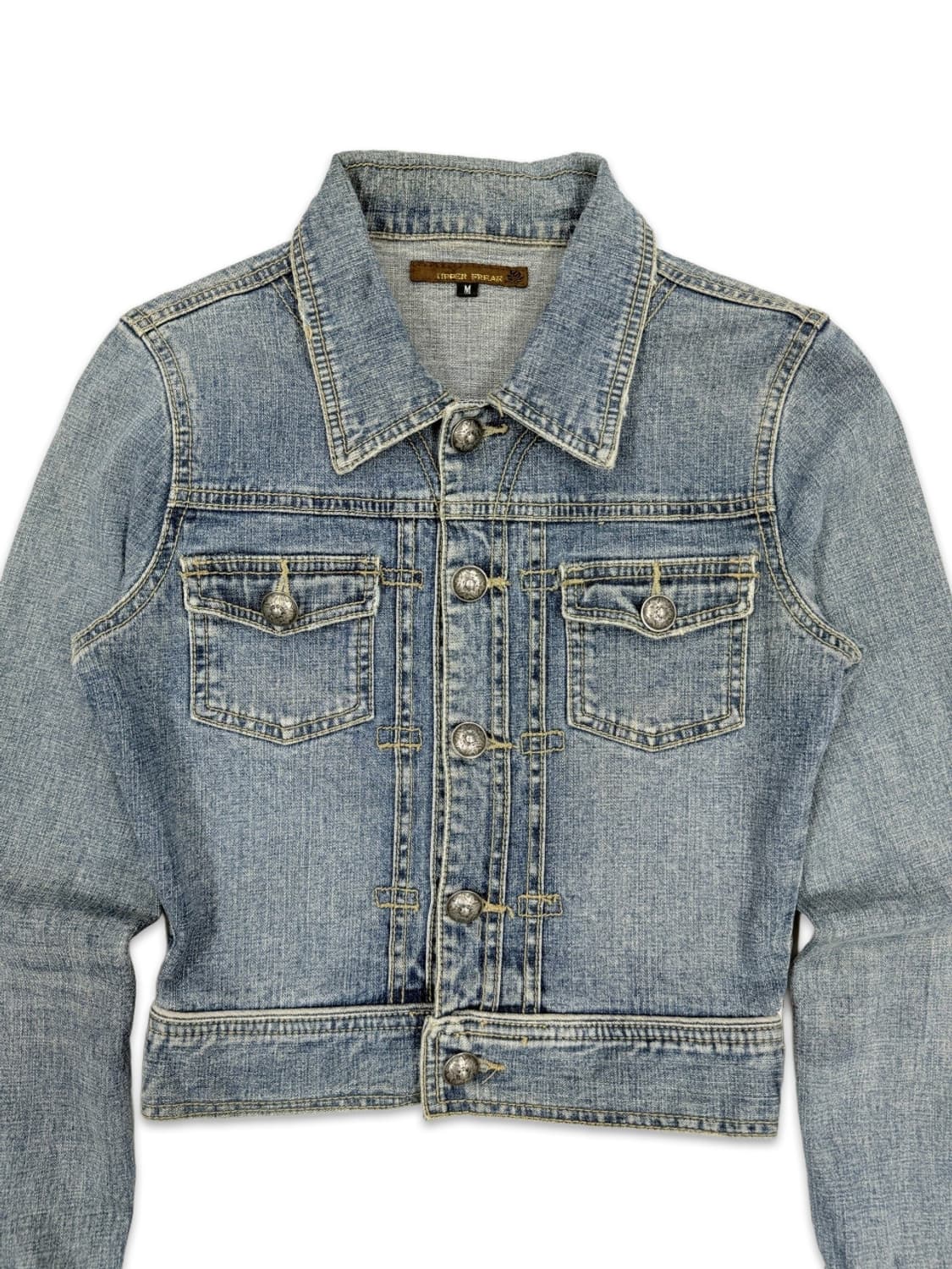 빈티지 크롭 데님 자켓 상품이미지3