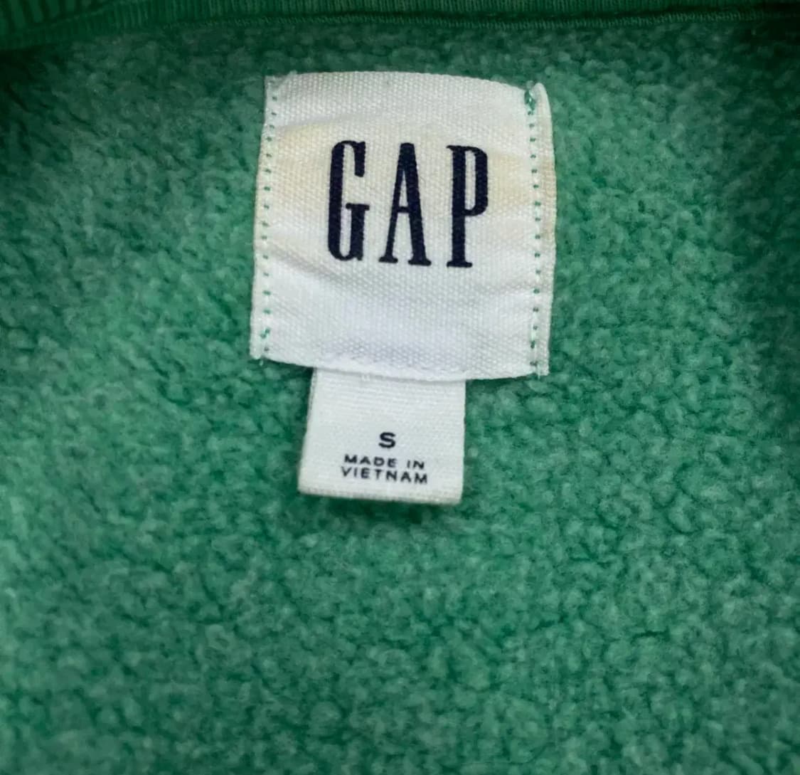 GAP 그린 컬러 빅로고 맨투맨 갭 상품이미지3