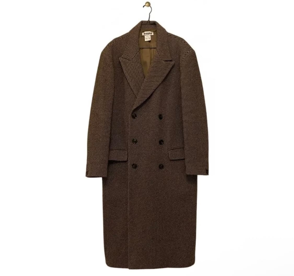hope 헤링본 코트 상품이미지3
