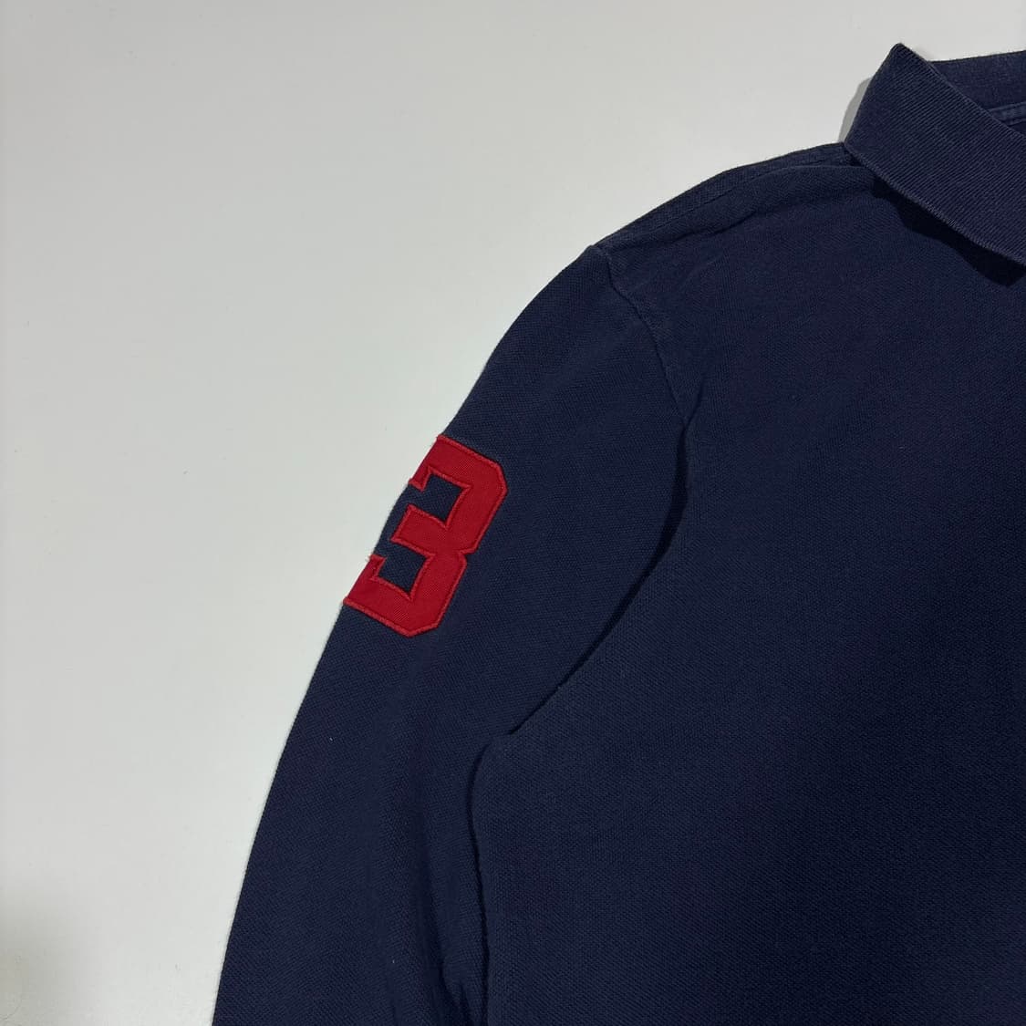 폴로랄프로렌 네이비 빅포니 긴팔 카라티 상품이미지2