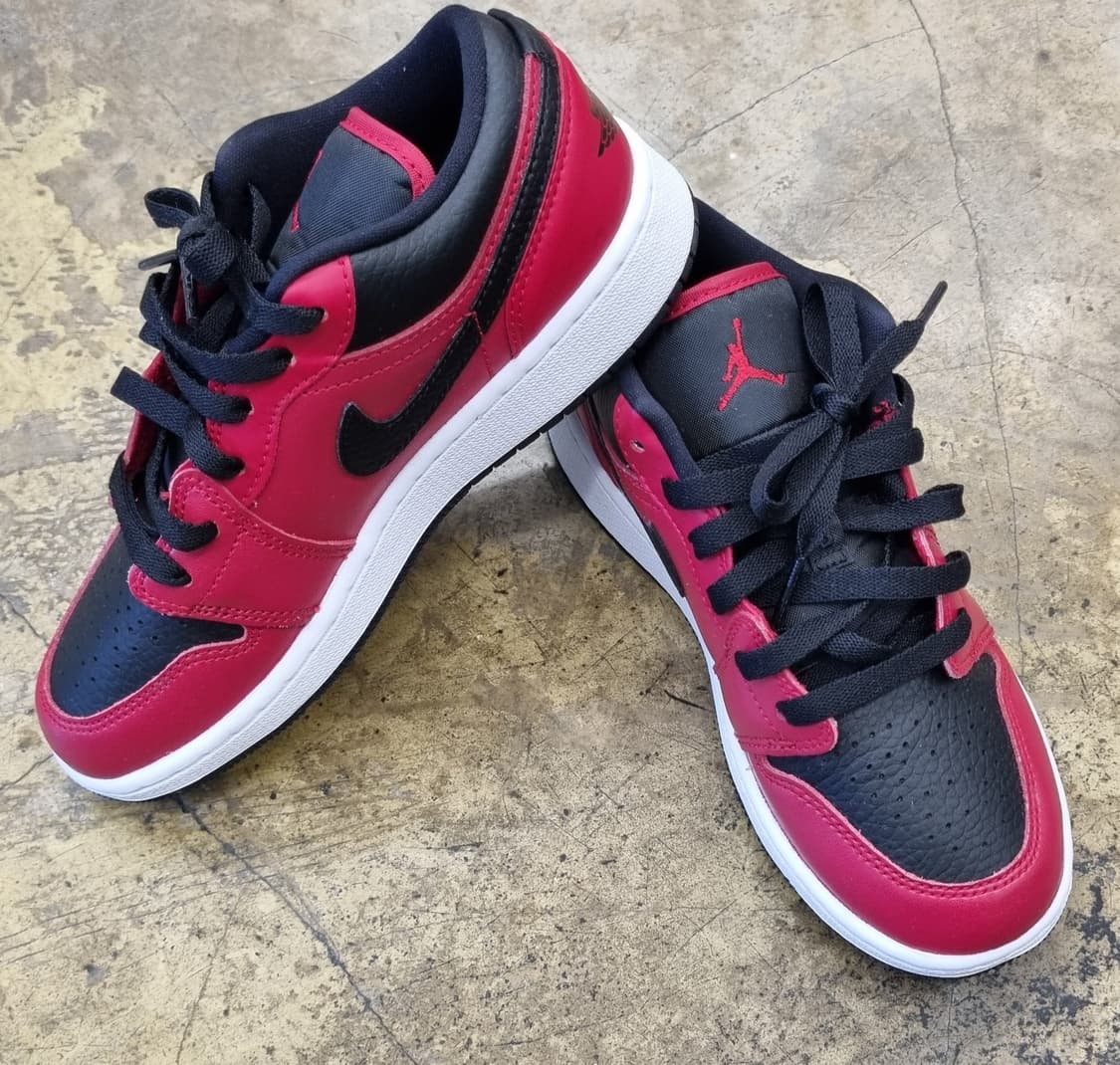 에어 조던 1 로우 GS '짐레드블랙' (225mm) 상품이미지2