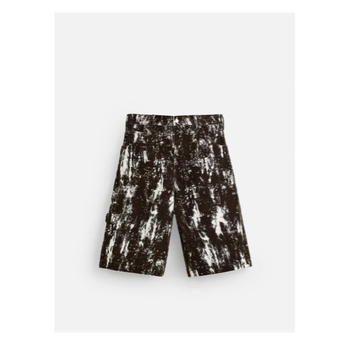zara 자라 카우 패턴 카펜터 버뮤다 팬츠 반바지 29 상품이미지4