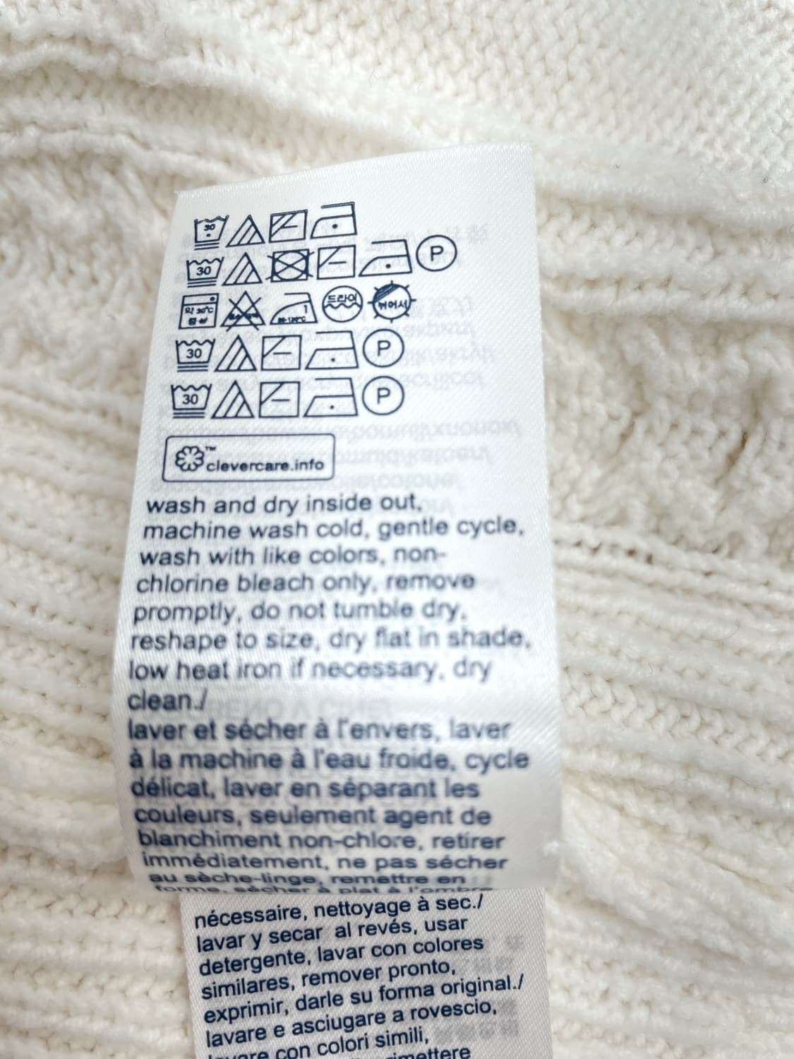 타미진스(Tommy Jeans) 빅 로고 터틀넥 케이블 니트 원피스 상품이미지6