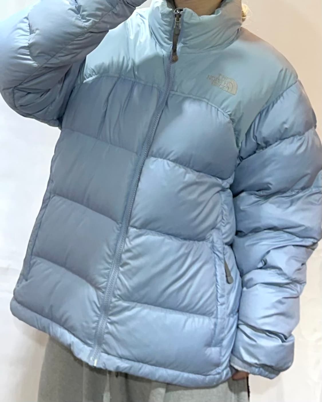 노스페이스 700 눕시 스카이 블루 패딩 상품이미지1