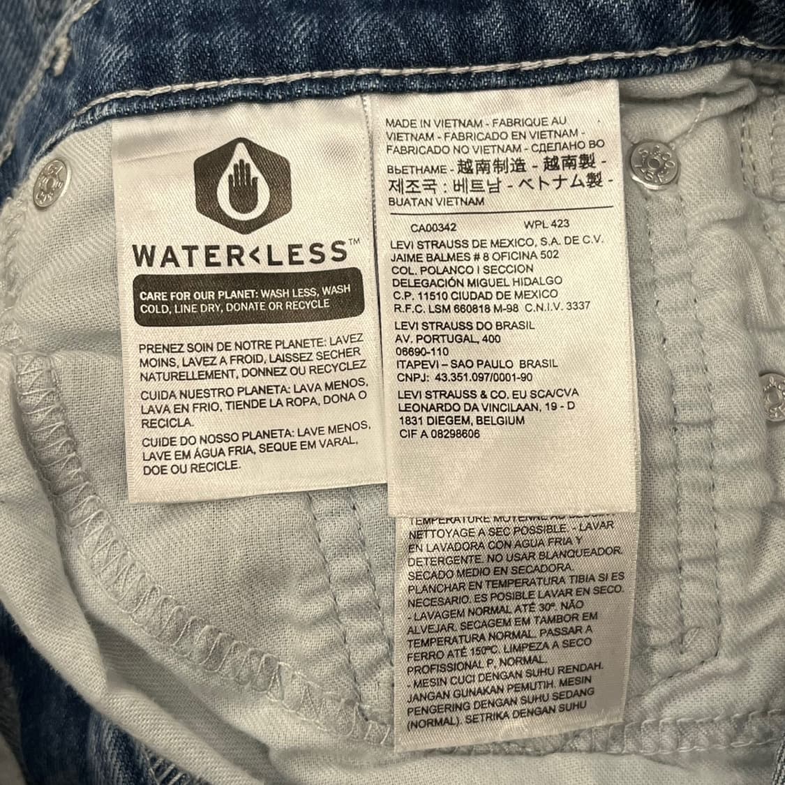 [정품] 리바이스 청바지 블루 데님 팬츠 b15 상품이미지6