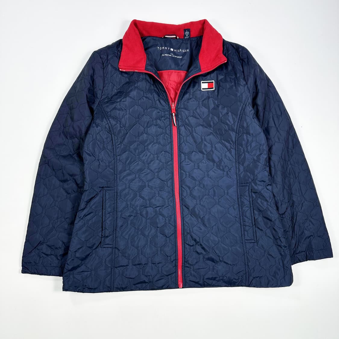 타미힐피거 플래그 네이비 퀼팅자켓 (L 여성추천) 상품이미지2