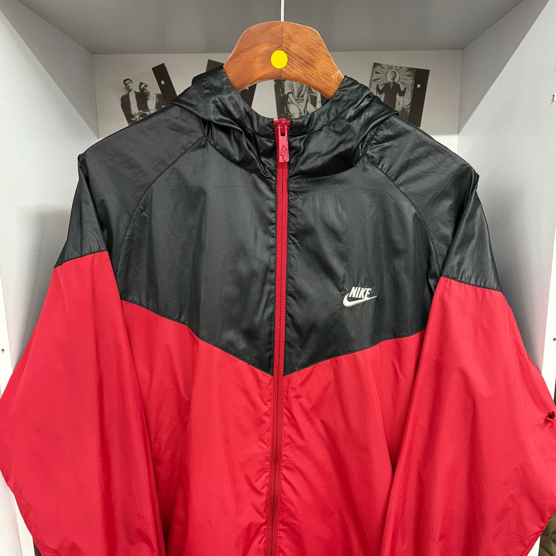 (XL) 나이키 레드블랙 레이디 바람막이 자켓 상품이미지2