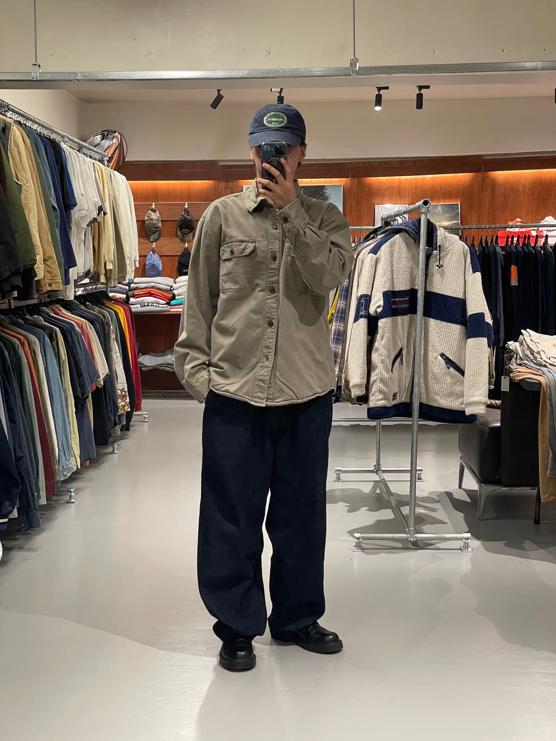 CHAPS 플리스 셔츠 자켓   상품이미지2