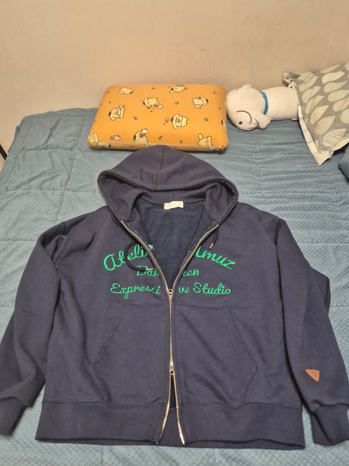 네이비 후드집업 상품이미지1