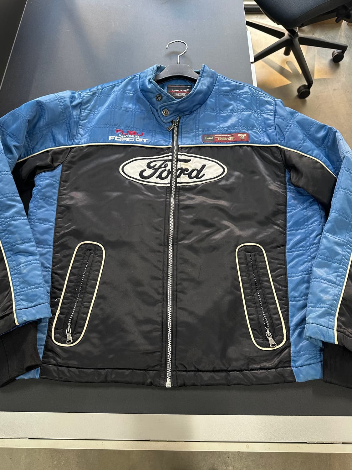 후부 플래티넘 포드 넥버클 레이싱 점퍼 상품이미지5