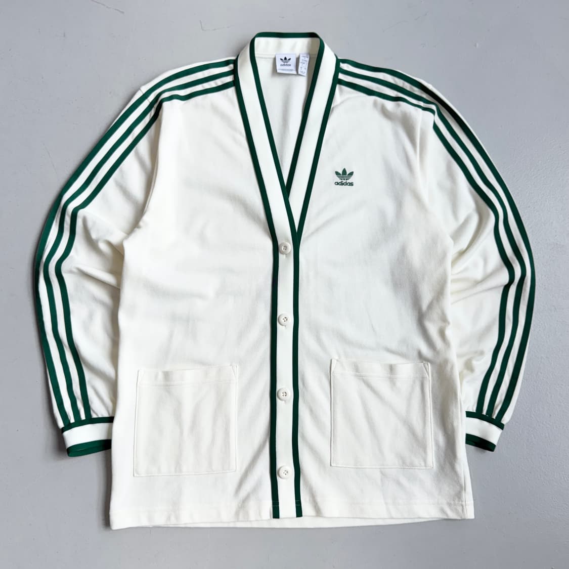 아디다스 신형 파이어버드 흰초 가디건 상품이미지2