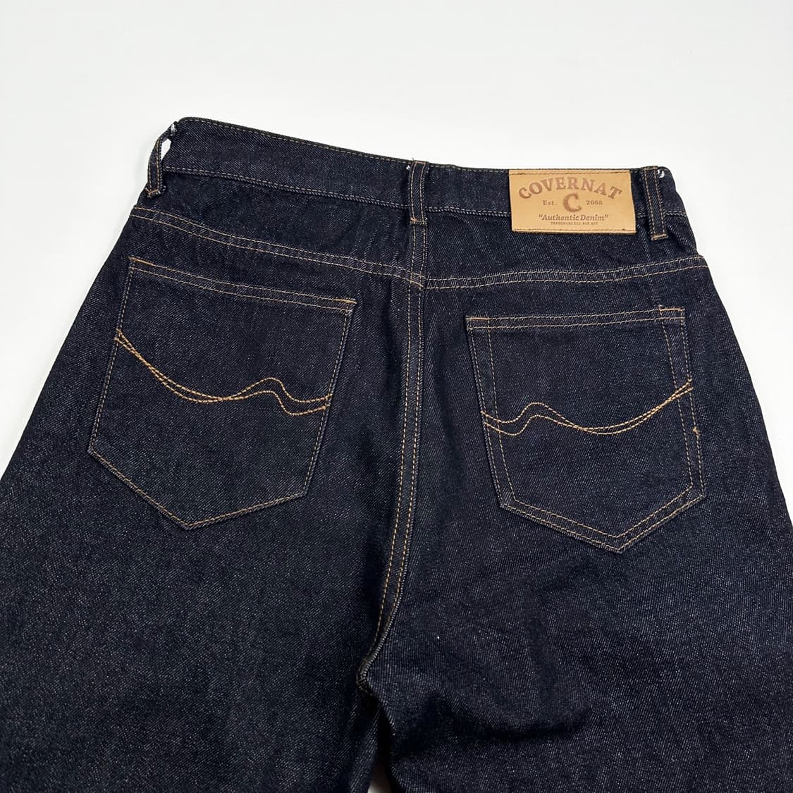커버낫 C로고 생지 일자 데님 팬츠 (30인치) 상품이미지5