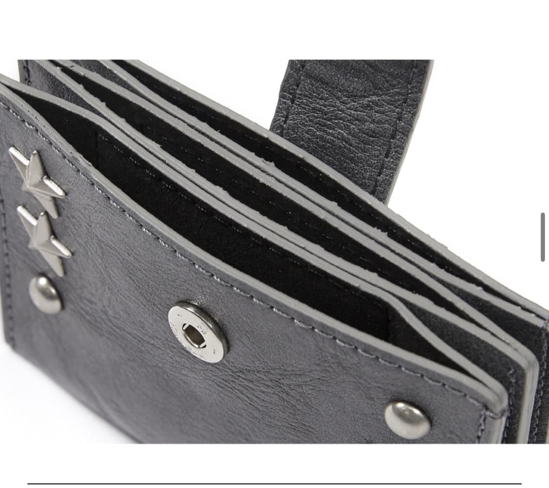 일리고 웨스턴 아코디언 카드 지갑 차콜  상품이미지3