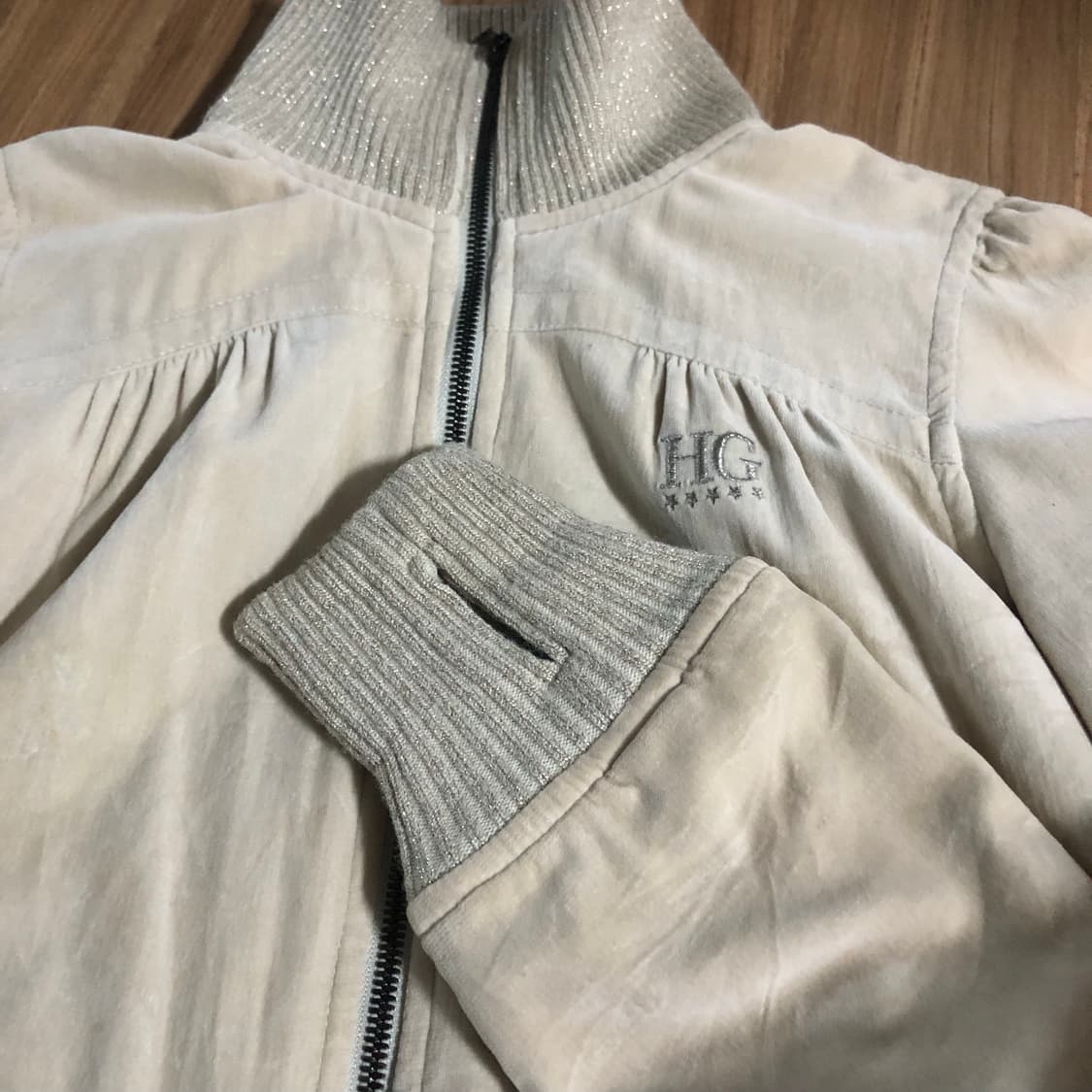 Hysteric Glamour Velvet Zip up Jacket 상품이미지3