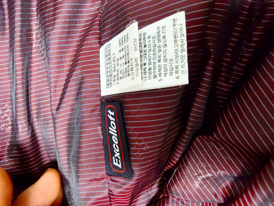 노스페이스 쨍한 레드 퀼팅 경량 패딩 자켓 여성 95 상품이미지5