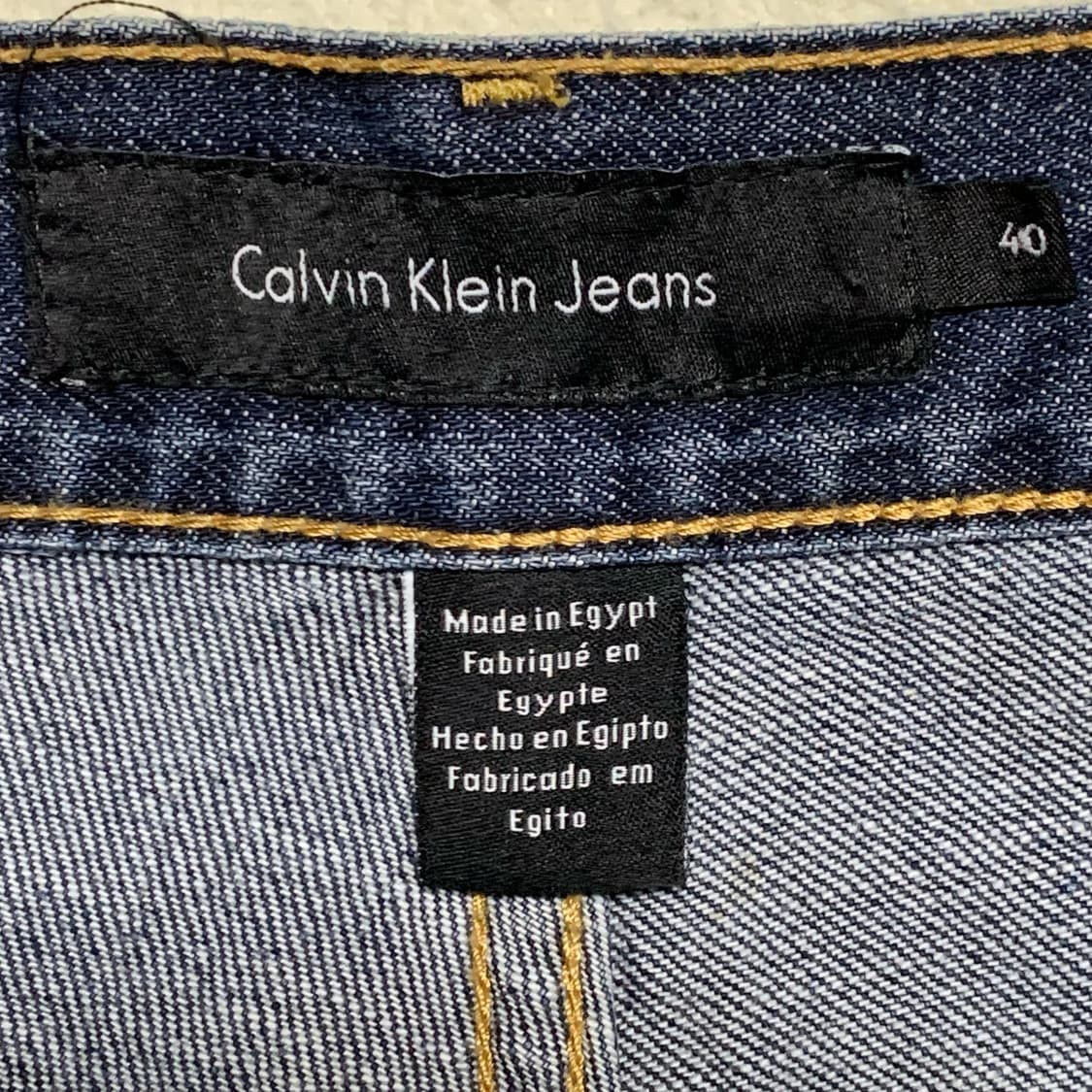[43] 캘빈클라인 와이드핏 데님팬츠 상품이미지5