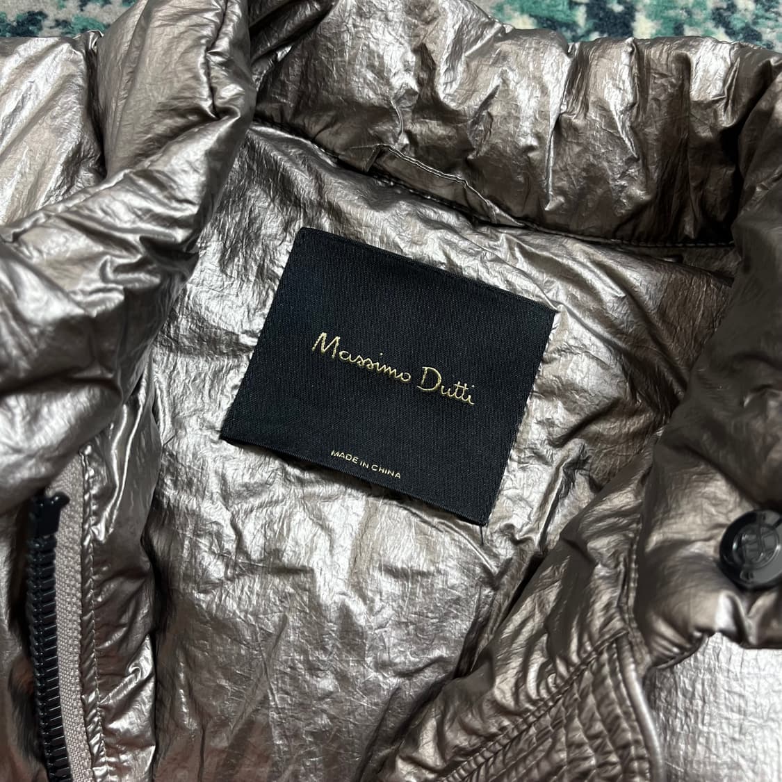 Massimo Dutti 마시모두띠 유광 테크니컬 패딩 자켓(xs) 상품이미지3