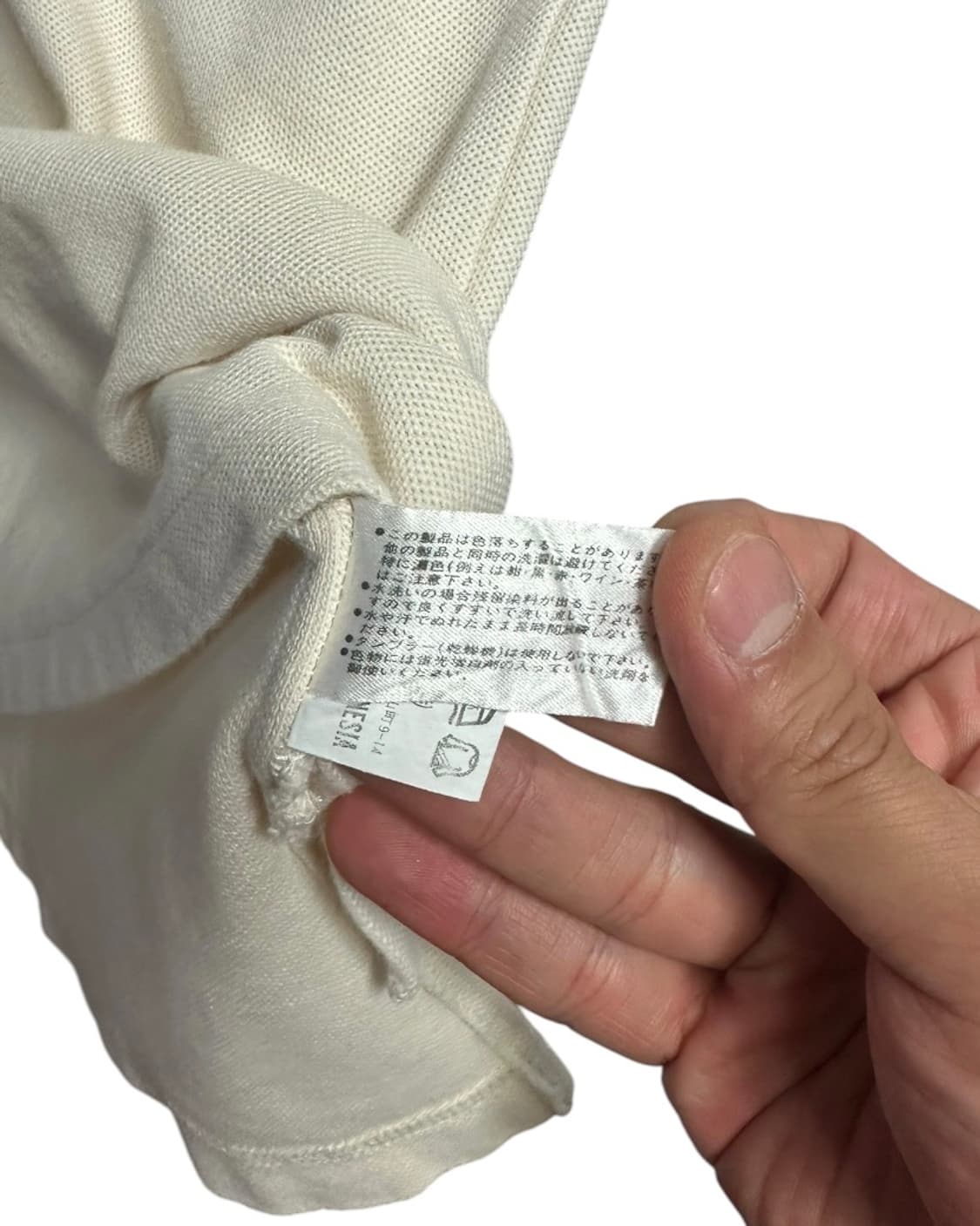 챕스 랄프로렌 골프 월계수 로고 카라 반팔티 아이보리 M size 상품이미지10