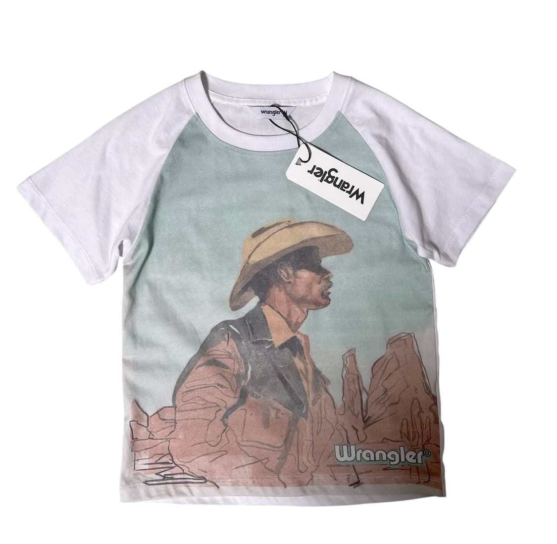 (새상품) Wrangler 랭글러 그래픽 티셔츠 M 상품이미지1