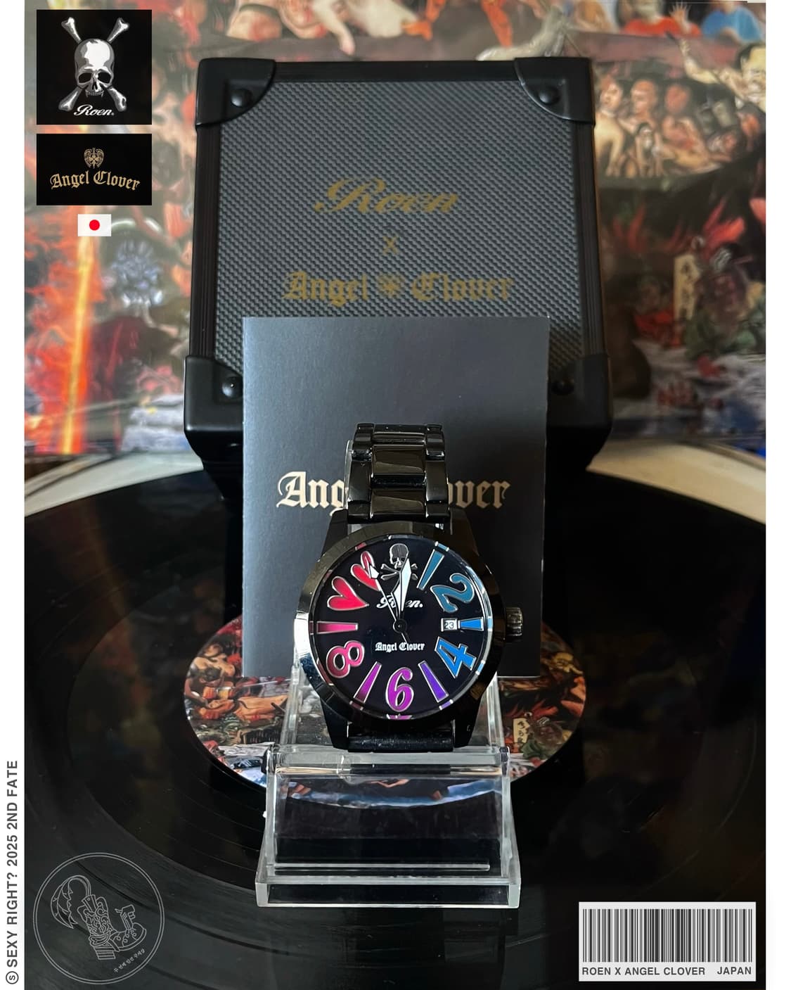 Roen X Angel Clover Skull Metal Watch 상품이미지1
