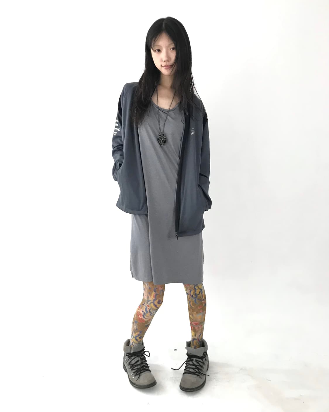 PUMA sporty grey cool jersey onepiece 상품이미지6