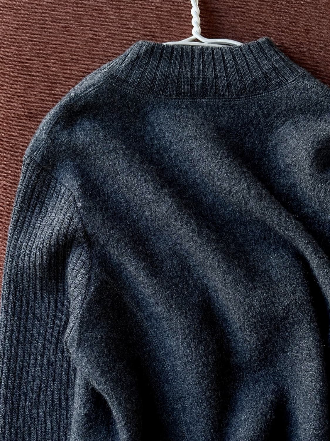 Wool boucle felted zip jacket 상품이미지9